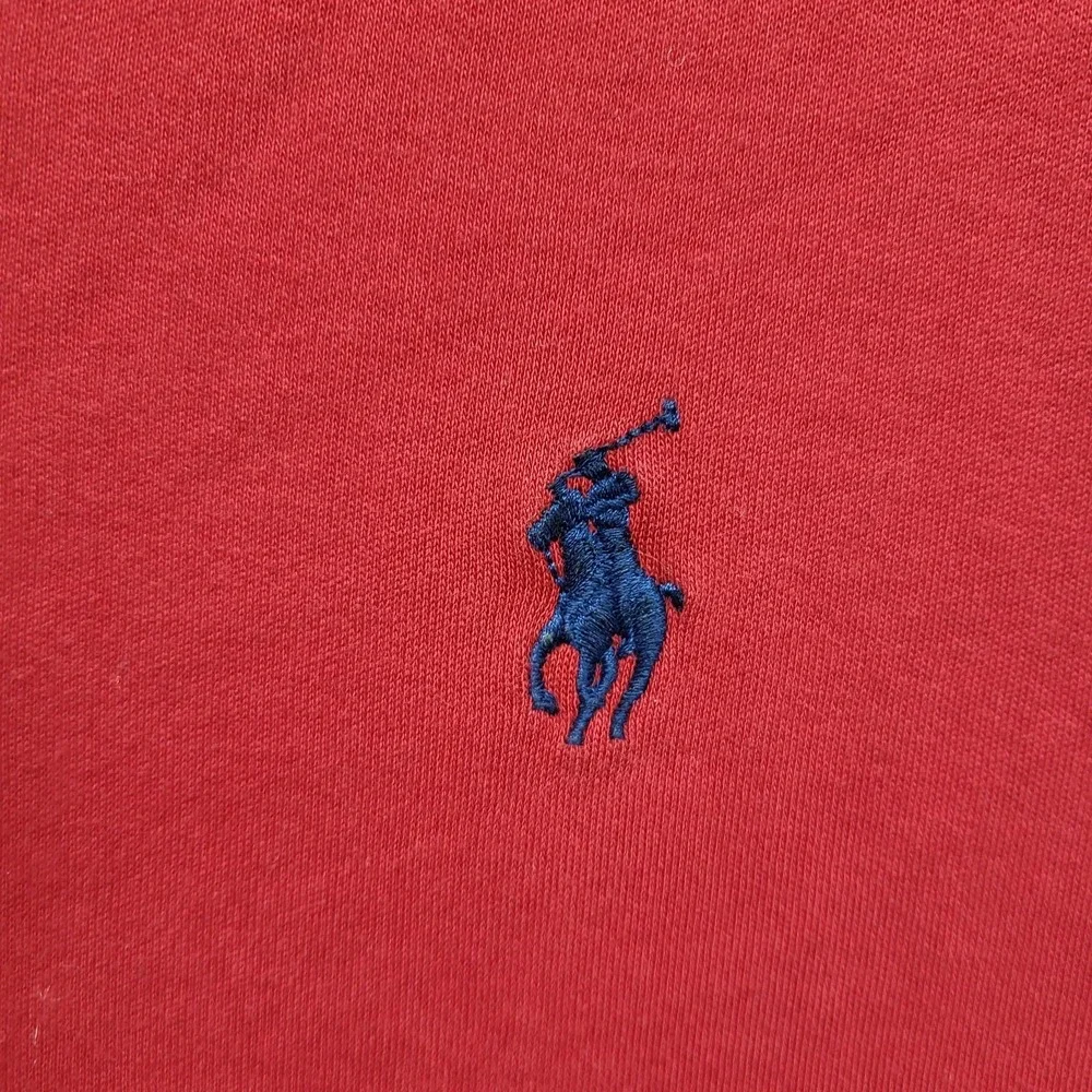 Polo‎ Ralph Lauren Men Polo XL Red Pony Embroidery Short Sleeve